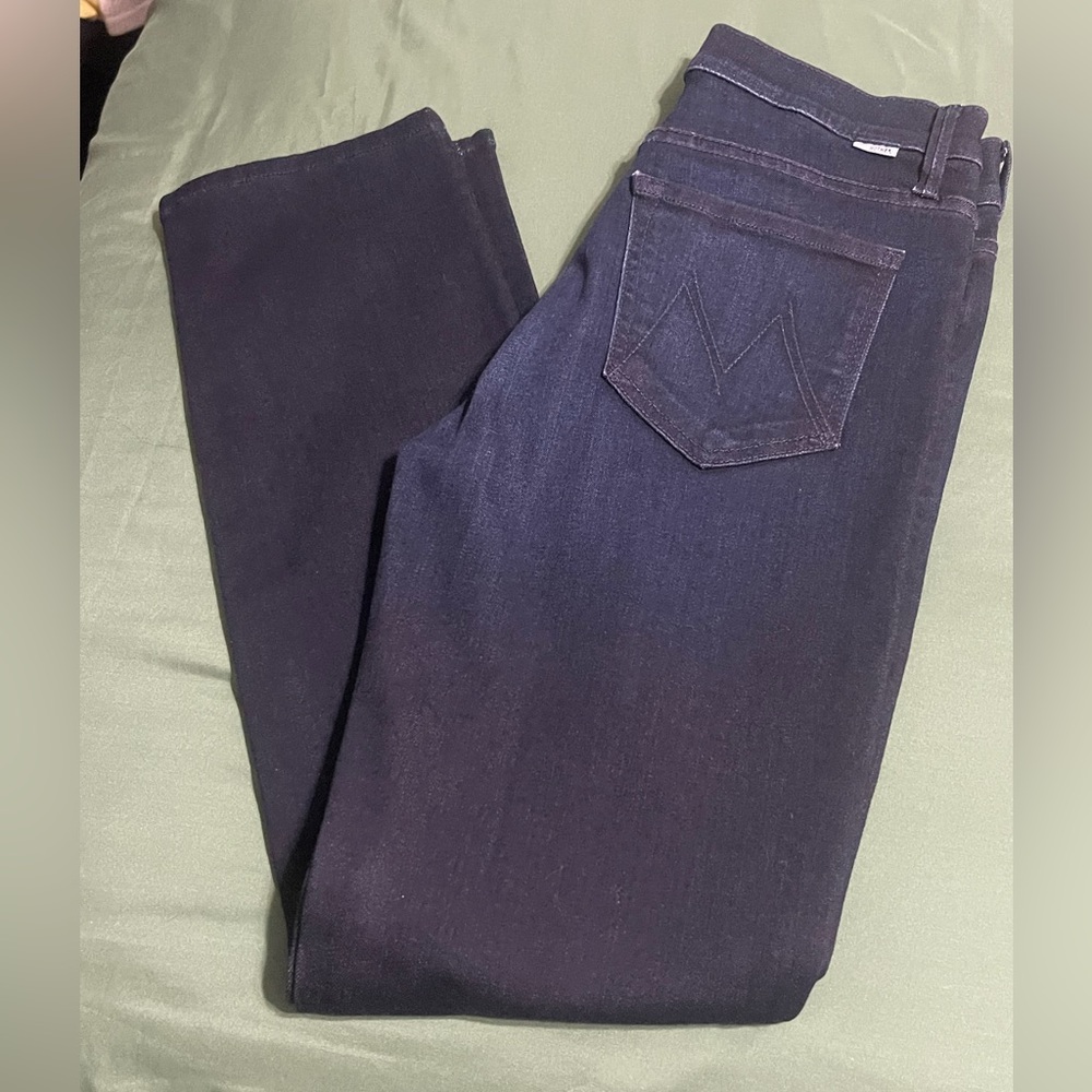 MOTHER women's dark indigo jeans